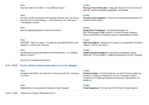 Деловая программа «РестоОтельМаркет-2026»