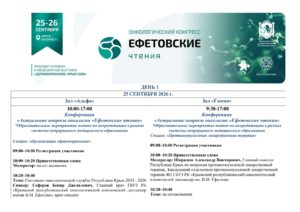 Деловая программа «Ефетовские чтения 2026»